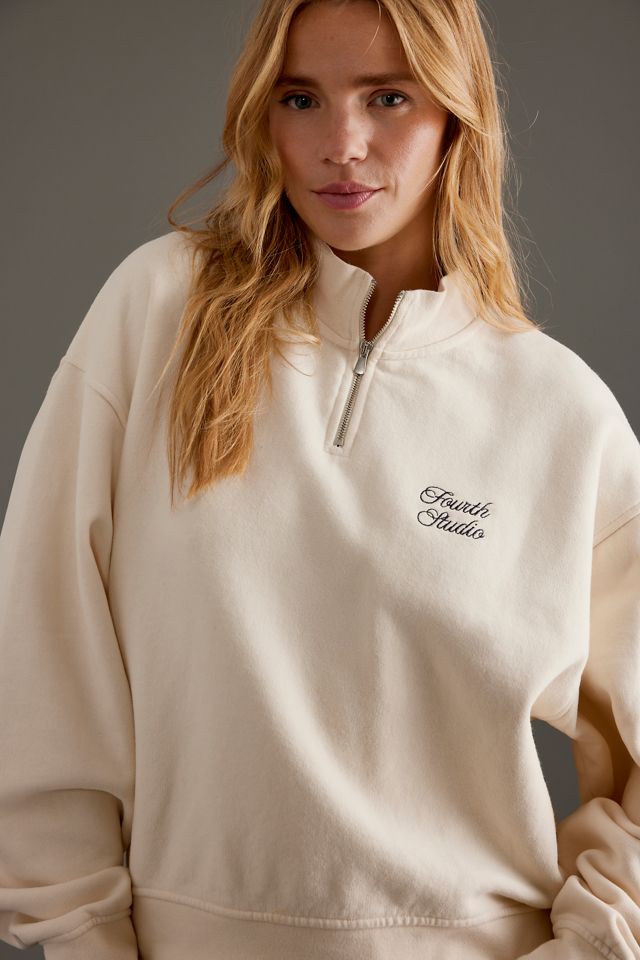 Sweat-shirt à quart de zip Jacques 4th & Reckless #2