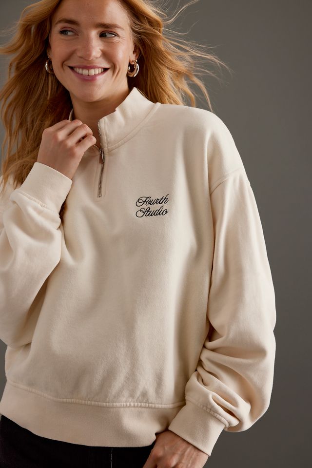 Sweat-shirt à quart de zip Jacques 4th & Reckless #3