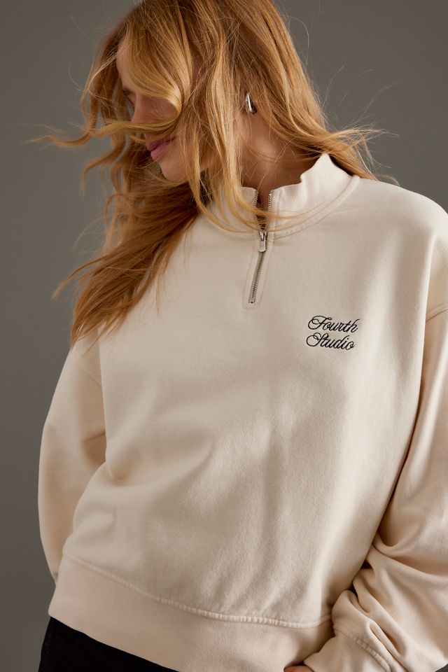 Sweat-shirt à quart de zip Jacques 4th & Reckless #4