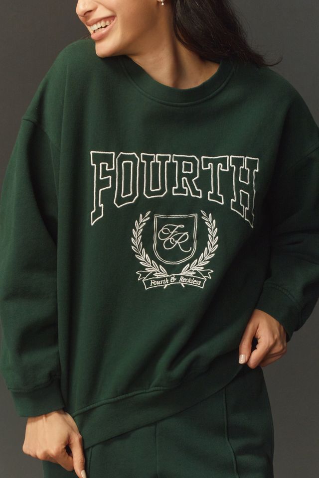 4th & Reckless Forrest Fourth Varsity Relaxed Oversized Sweatshirt #3