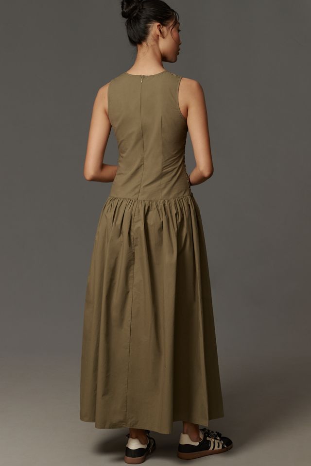 4th & Reckless Zendaya Sleeveless Ruched Drop-Waist Maxi Dress #1