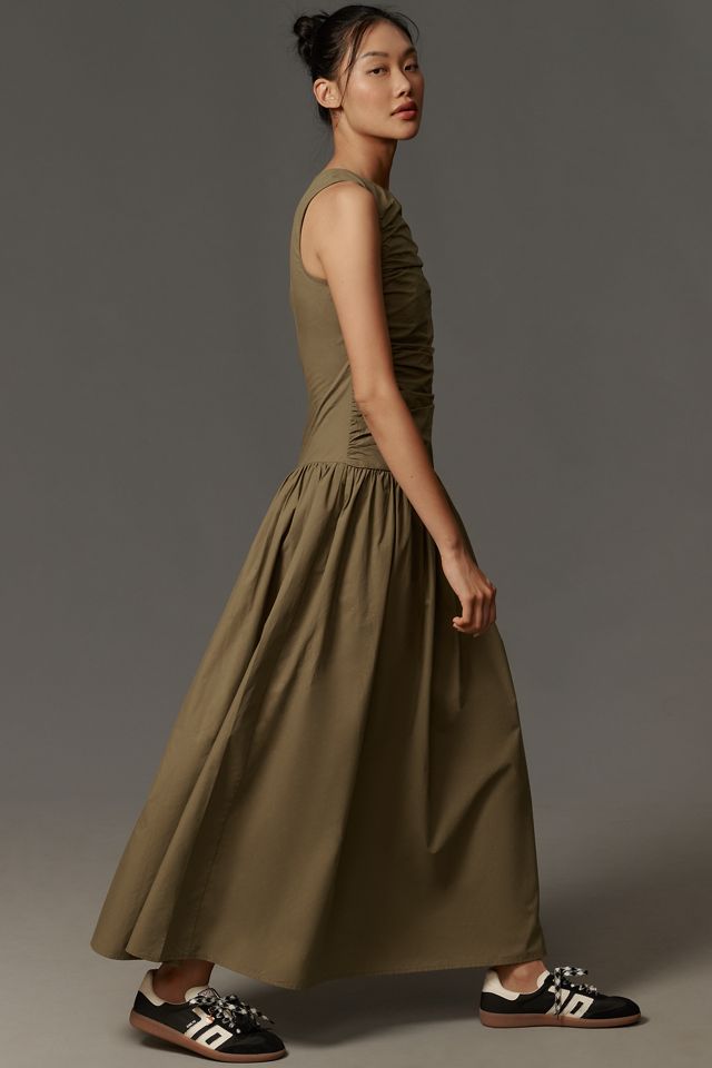 4th & Reckless Zendaya Sleeveless Ruched Drop-Waist Maxi Dress #3
