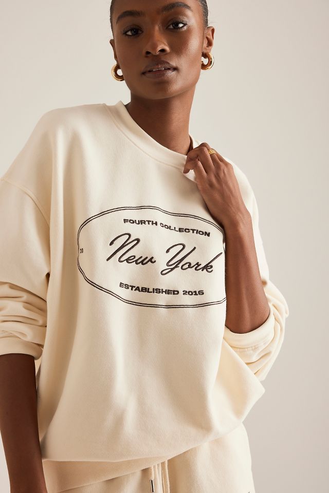 4th & Reckless Chai Oversized Sweatshirt | Anthropologie UK