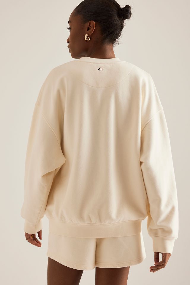 4th & Reckless Chai Oversized Sweatshirt | Anthropologie UK
