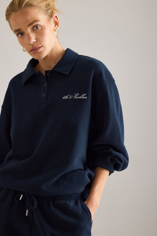 4th & Reckless Clover Polo Sweatshirt #4