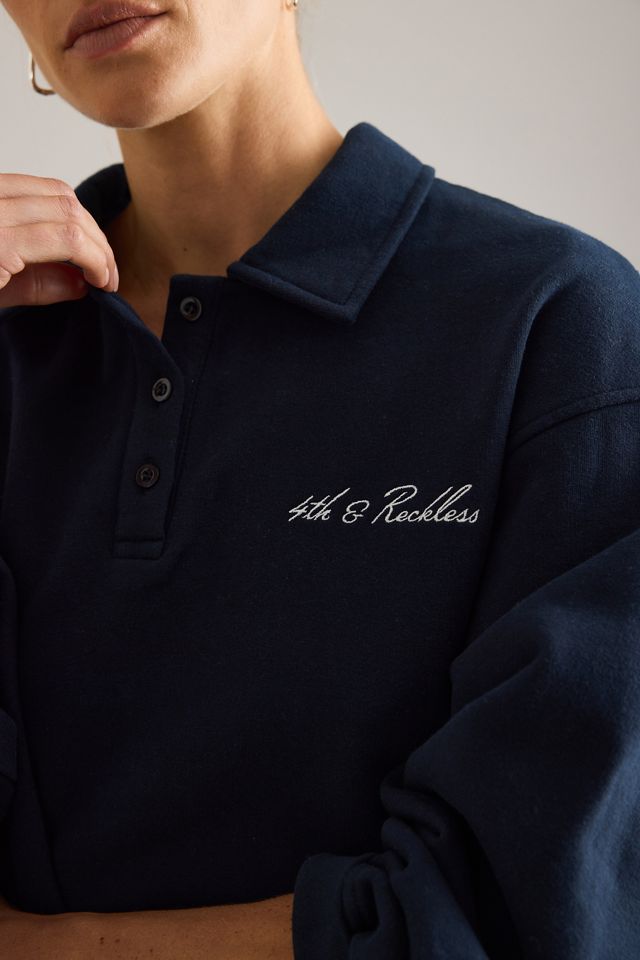 4th & Reckless Clover Polo Sweatshirt #5