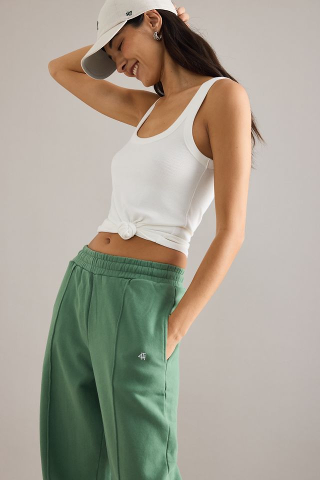 4th & Reckless Fergie Wide-Leg Pintuck Joggers #4