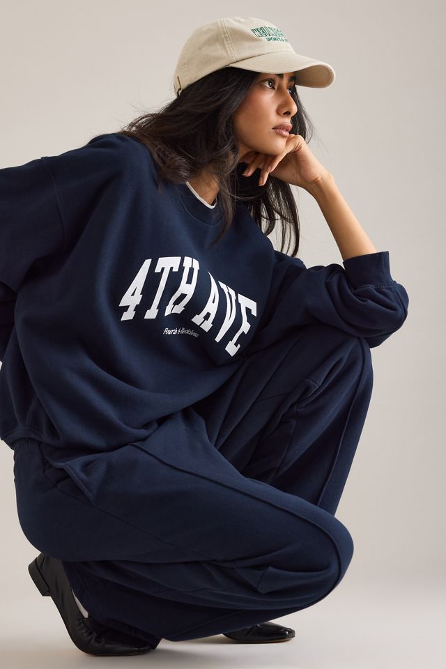 4th & Reckless Fergie Wide-Leg Pintuck Joggers #3