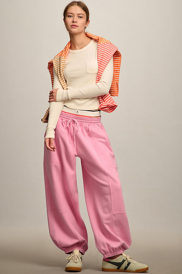 Daily Practice By Anthropologie The Zola Joggers By  Pants In Pink