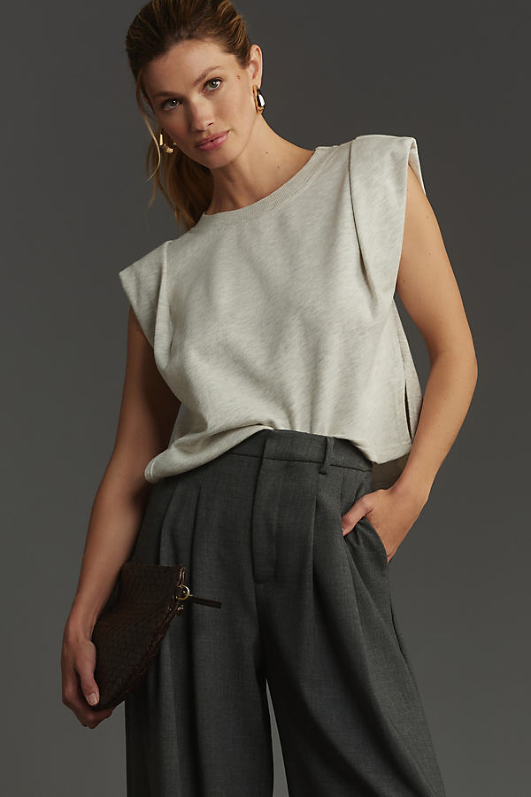Daily Practice By Anthropologie Sanabel Top In Grey