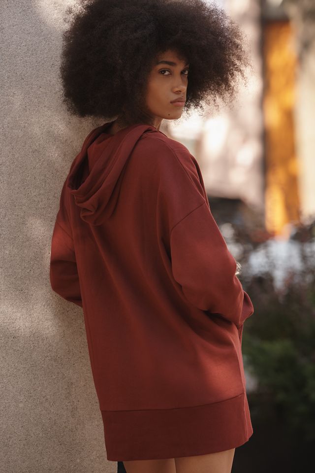 Daily Practice by Anthropologie Long-Sleeve Hoodie Mini Dress #1