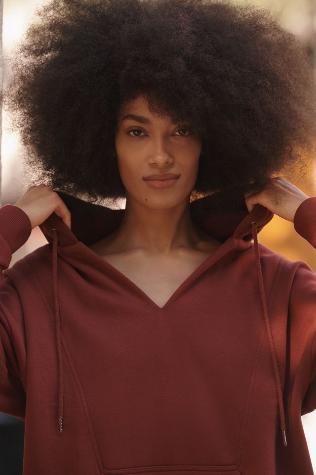 Daily Practice by Anthropologie Long-Sleeve Hoodie Mini Dress #2