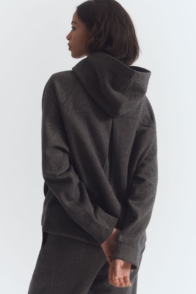 Daily Practice by Anthropologie Sparkle Pullover Hooded Sweater #3