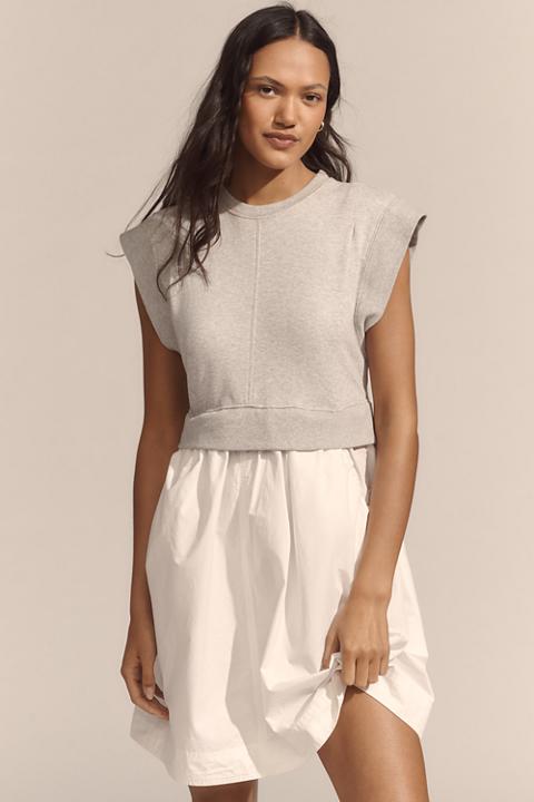 Daily Practice Gardenia Short-Sleeve Babydoll Mini Dress