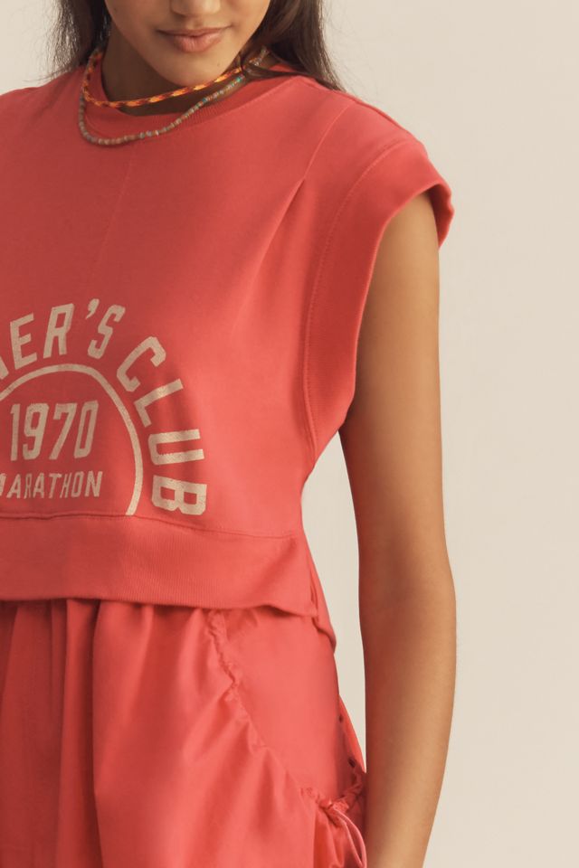 Daily Practice Gardenia Muscle Tank Twofer Dress #1