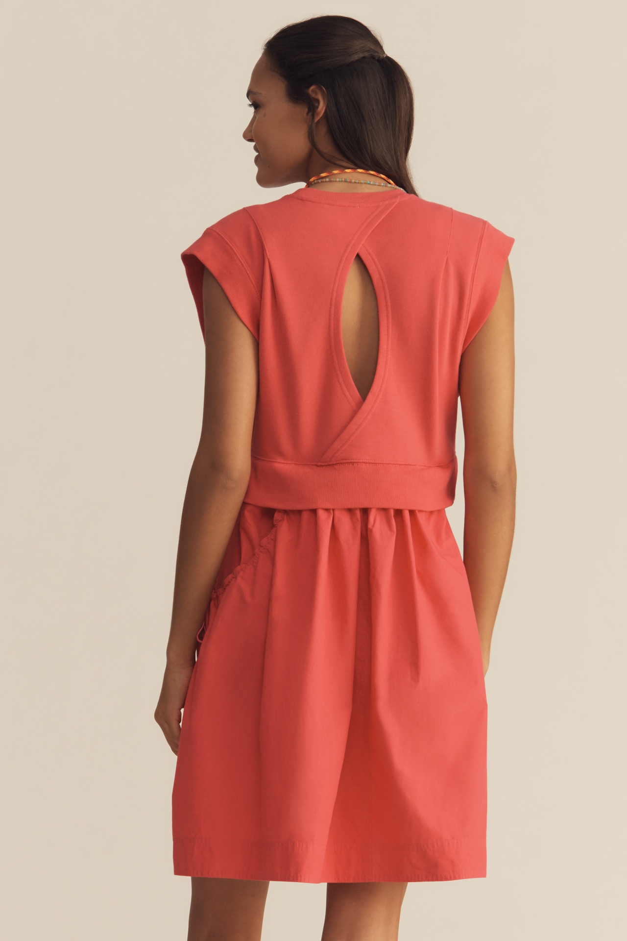 Daily Practice Gardenia Muscle Tank Twofer Dress