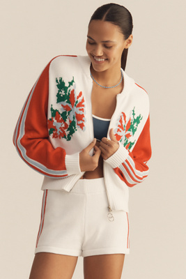 Daily Practice Sports Club Jacquard Jacket | Anthropologie