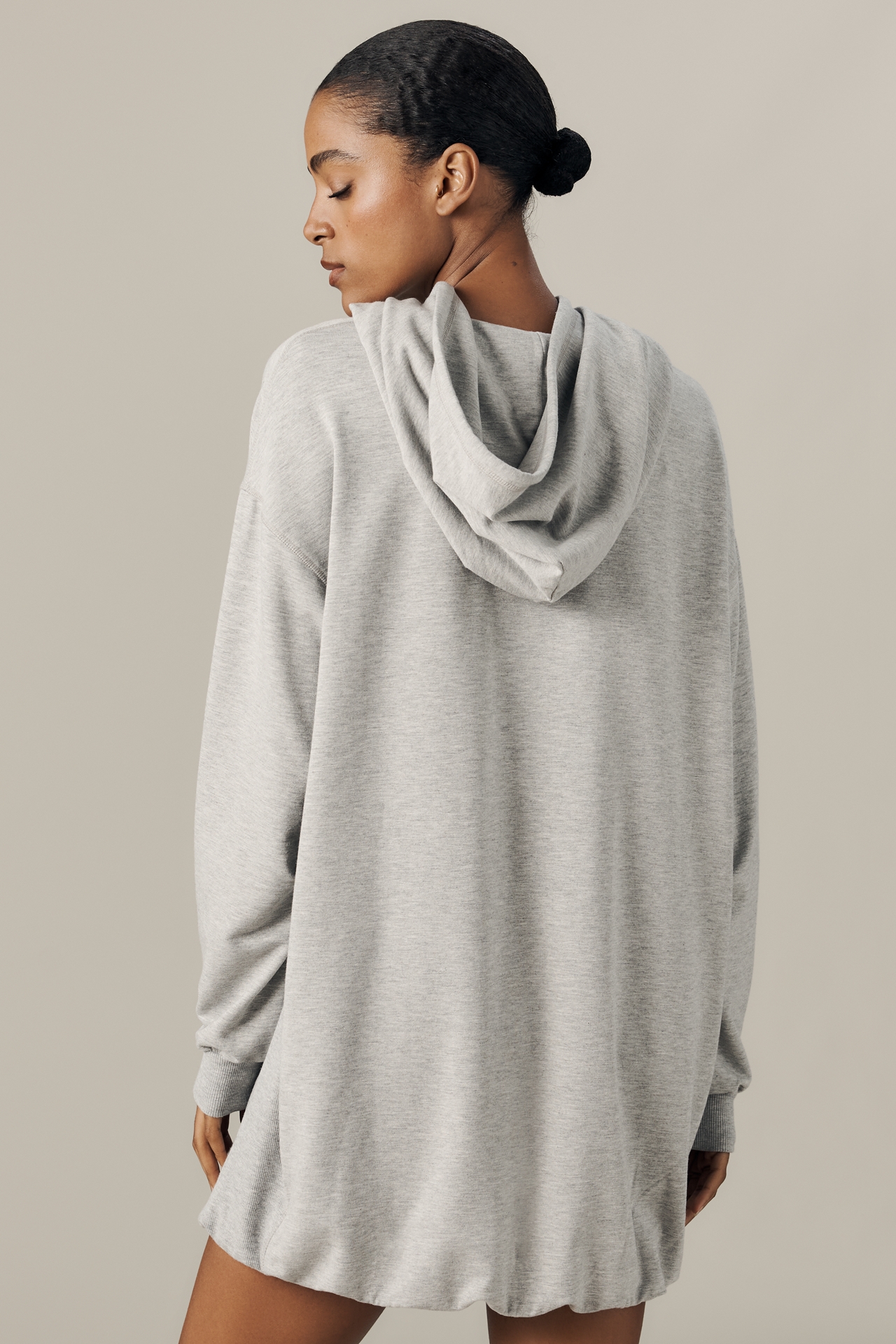 Sundays Arie Long-Sleeve Hooded Mini Dress