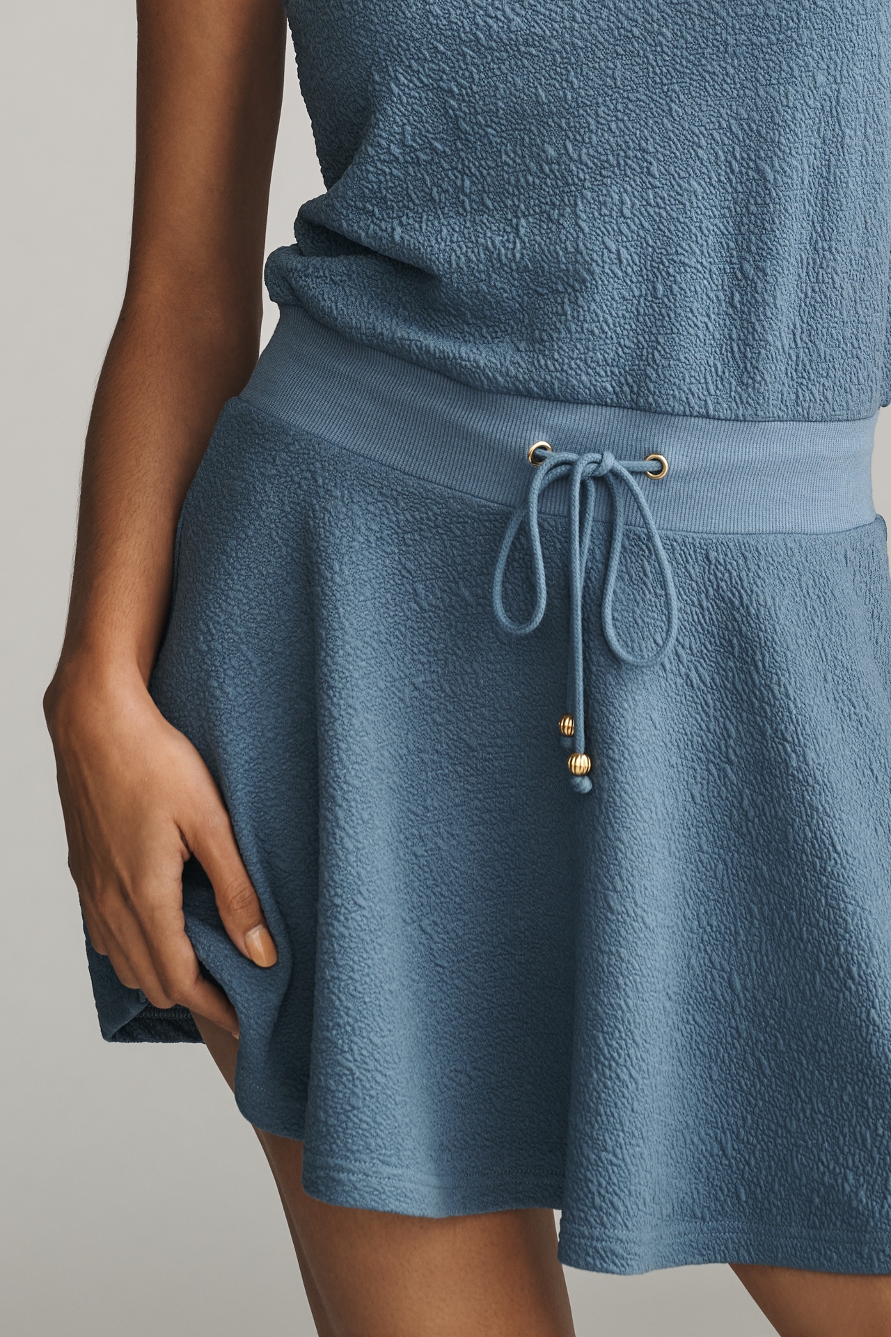 Sundays Amory Sleeveless Drawstring Mini Dress