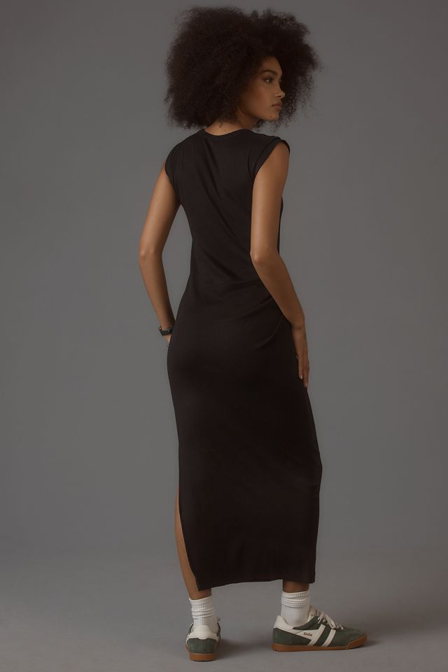 Michael Stars Calliope Power Shoulder Maxi Dress #1