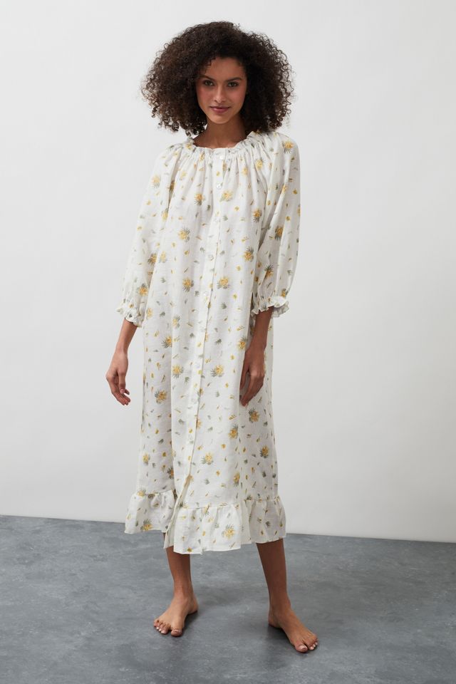 Sleeper Ruffled Lounge Midi Dress | Anthropologie UK