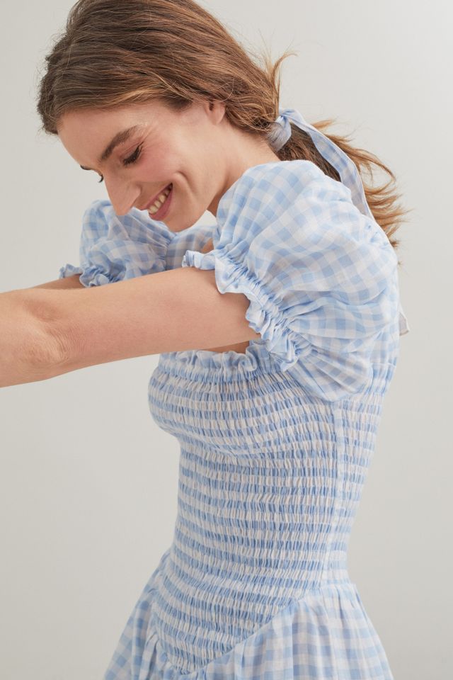 Sleeper Belle Gingham Midi Dress | Anthropologie UK