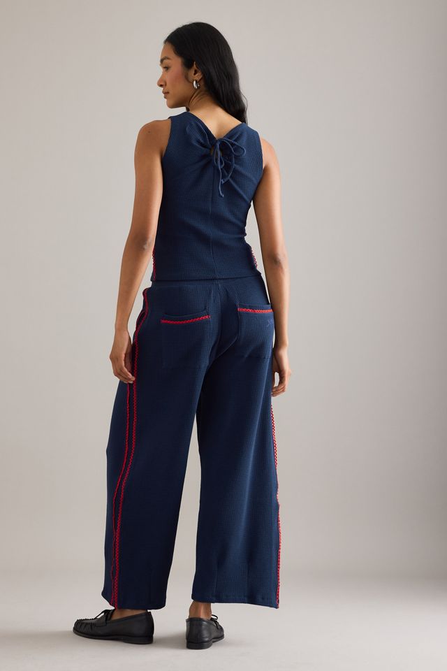 Damson Madder Bailey Kick-Flare Jogginghose #1