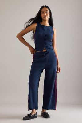 Joggers de Corte Acampanado Bailey Damson Madder