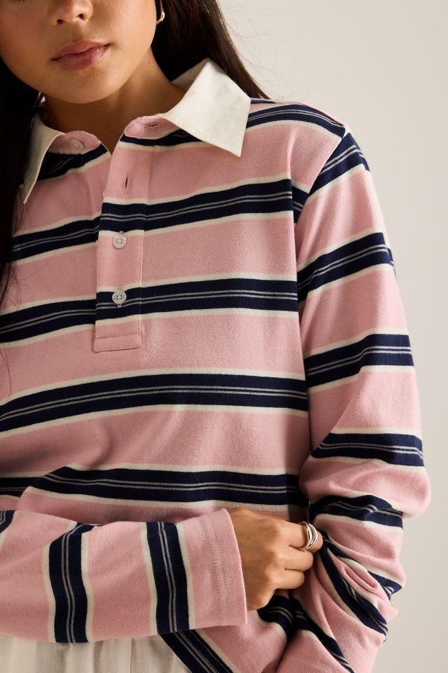 Camisa de Rugby Cassia Damson Madder Encogida #5