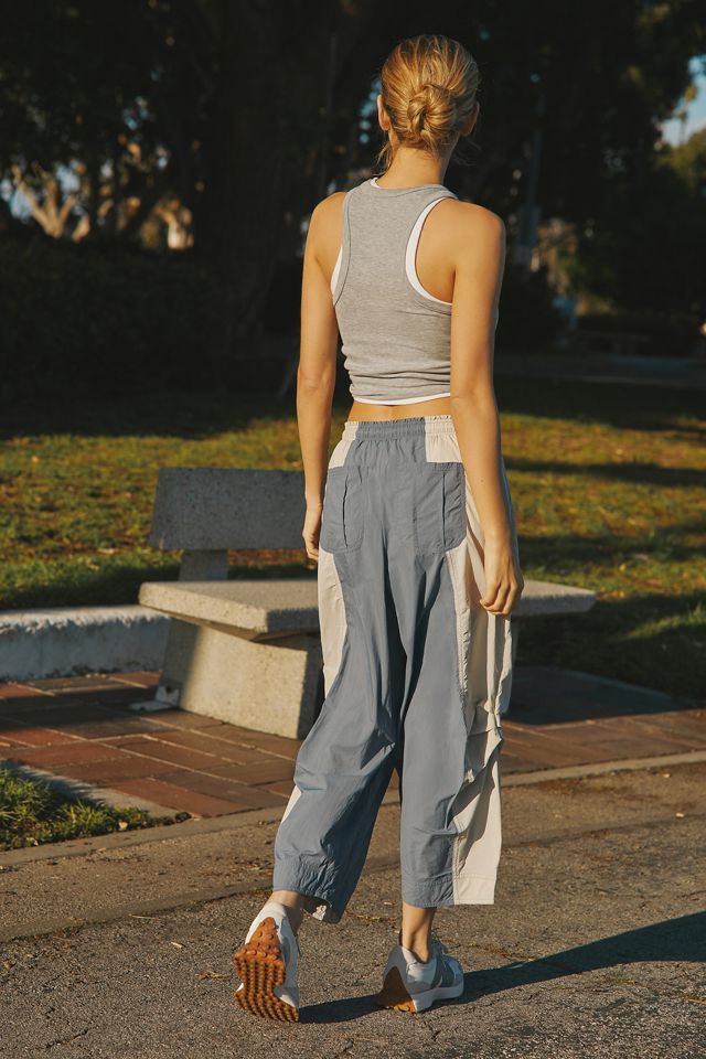 【COLOR iN ID】Daily Parachute Pants Daily Practice by Anthropologie Colorblock Parachute Pants