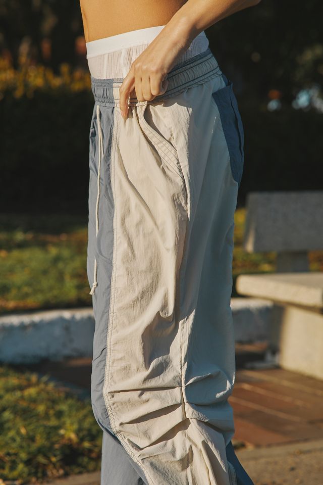 Daily Practice by Anthropologie Colorblock Parachute Pants