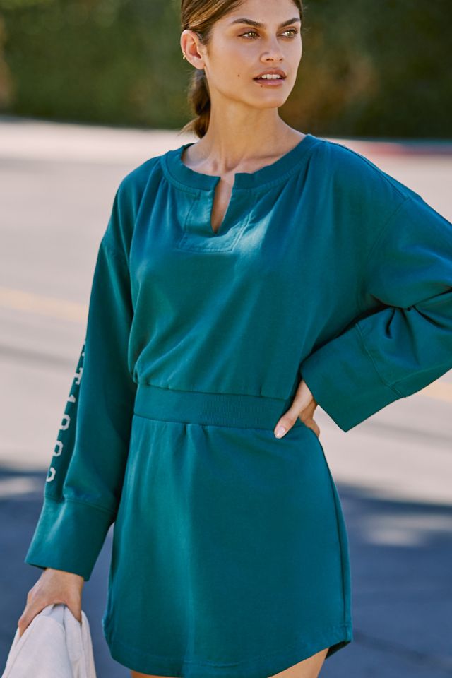 Daily Practice by Anthropologie Long-Sleeve Graphic Mini Dress #2