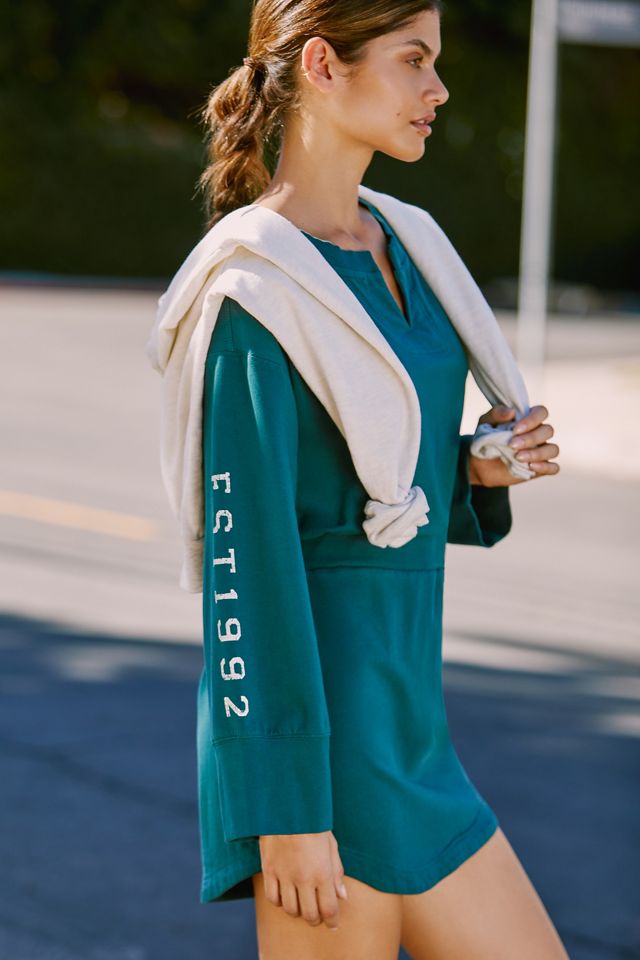 Daily Practice by Anthropologie Long-Sleeve Graphic Mini Dress #3