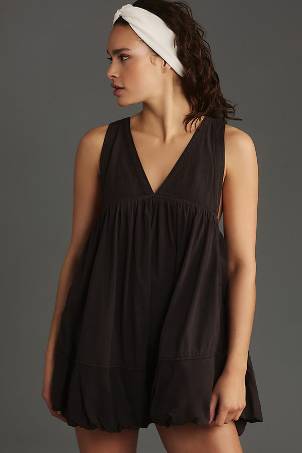 Daily Practice By Anthropologie Bubble Mini Dress In Black