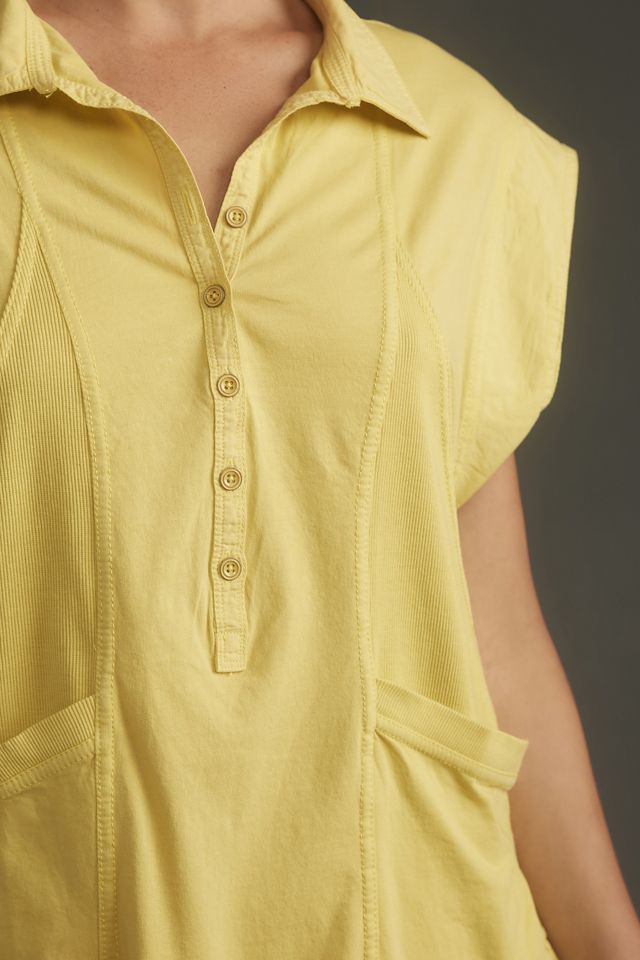 anthropologie short sleeve tango dress Daily Practice by Anthropologie Short-Sleeve Tango Dress