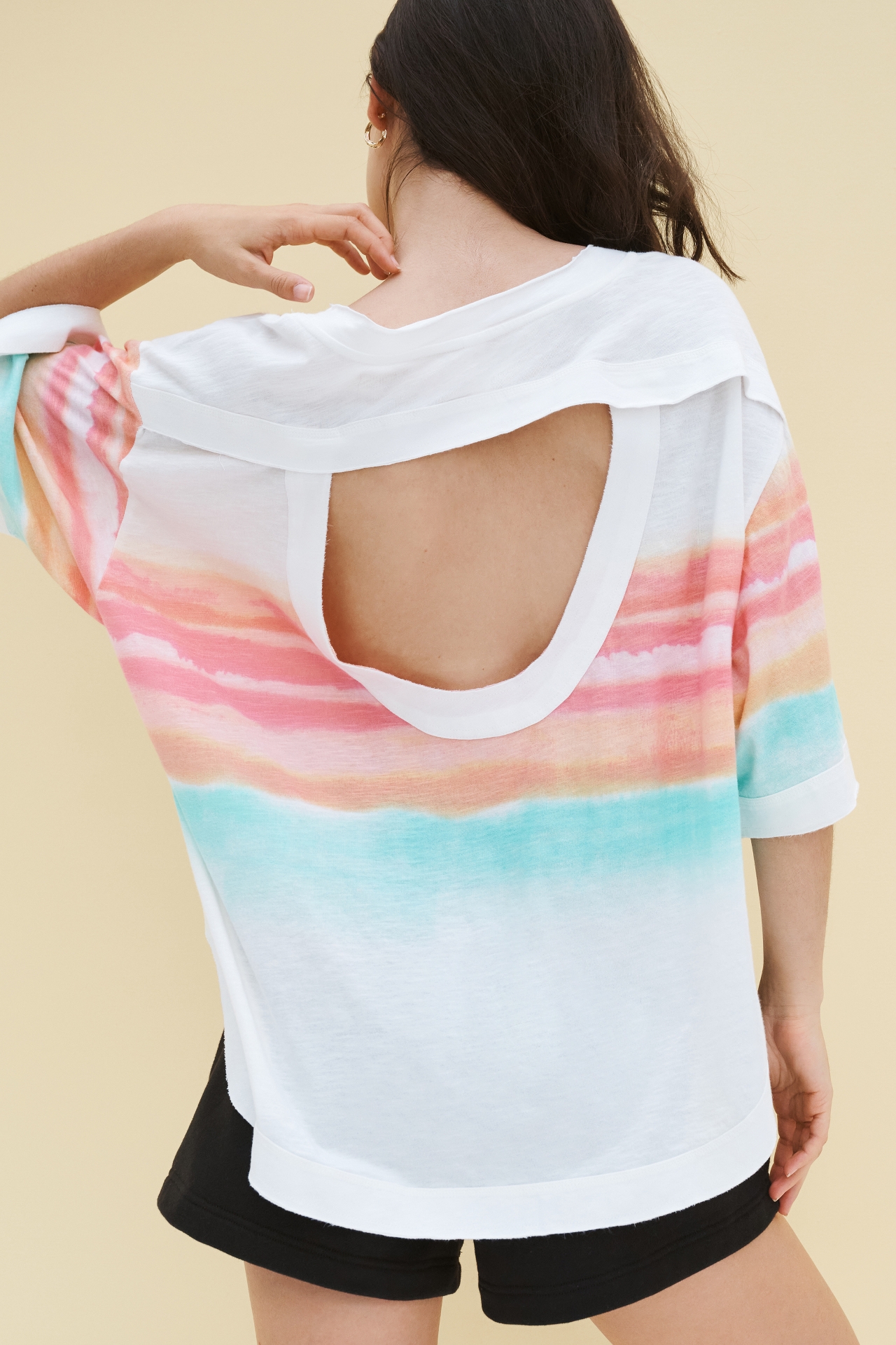 Daily Practice by Anthropologie Short-Sleeve SunsetTee