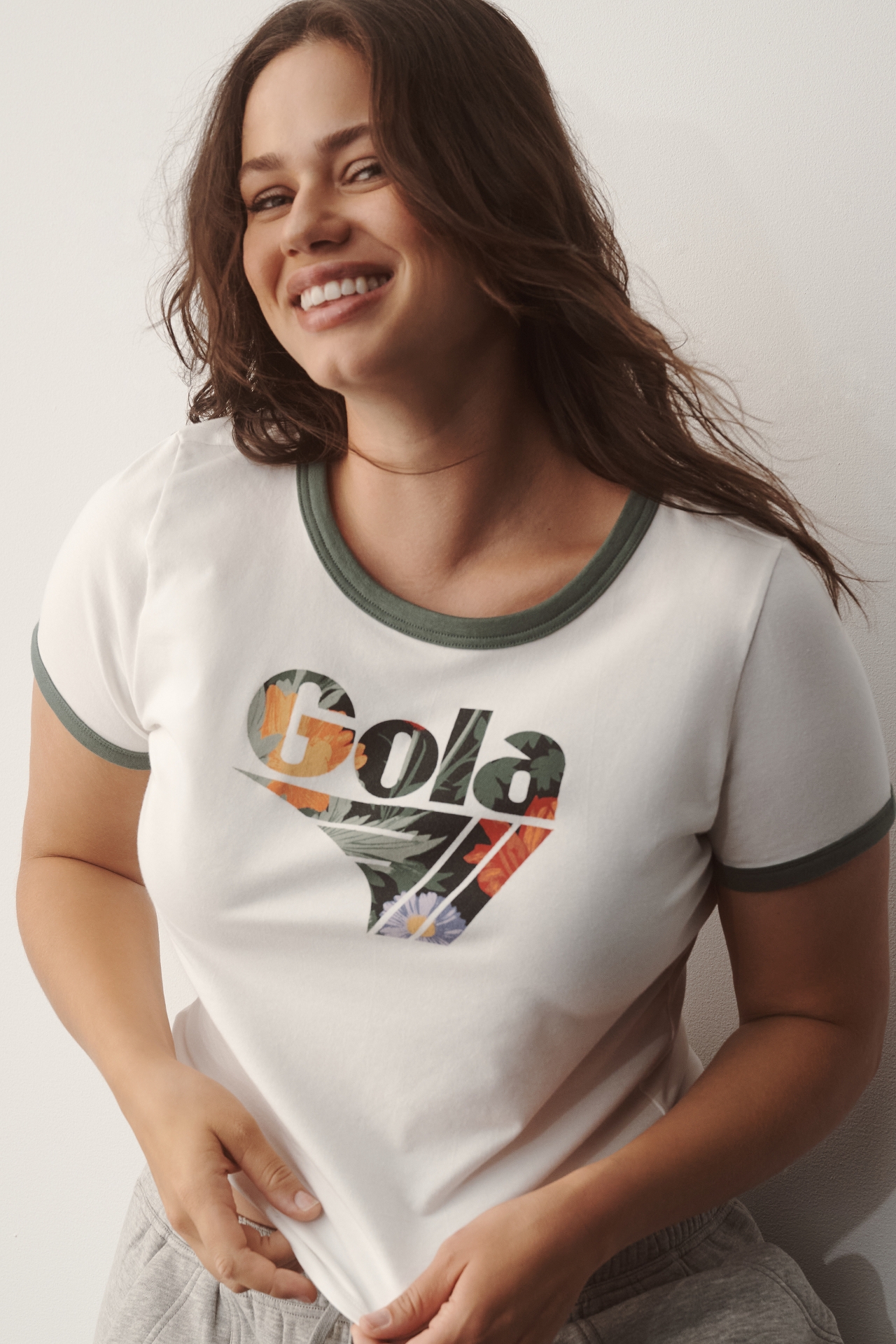 Gola x Anthropologie Ringer Graphic Tee