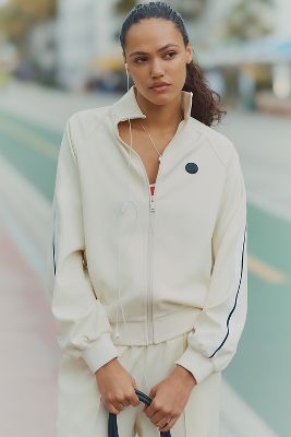 Veste de survêtement P. E Nation Prelude en White taille: M chez Anthropologie - P.E Nation - Modalova
