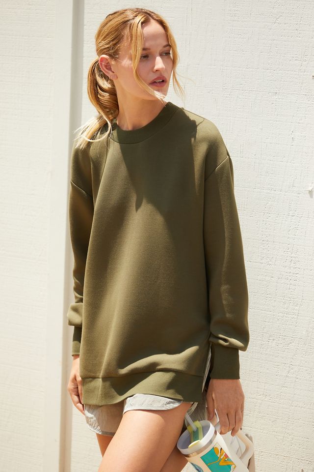 Varley Charter Crew Neck Side-Zip Sweatshirt #3