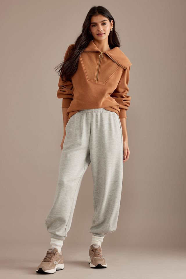 Varley Vine Half-Zip Ribbed Jersey Sweatshirt #3