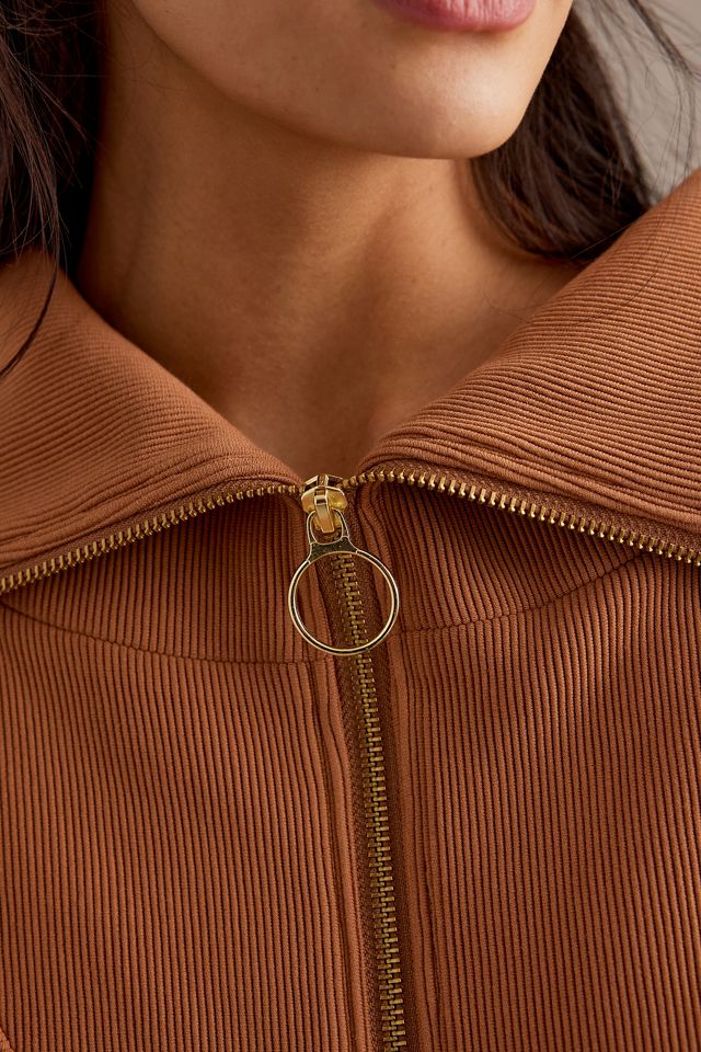 Varley Vine Half-Zip Ribbed Jersey Sweatshirt #4