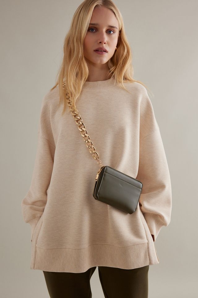 Varley Mae Longline Jersey Sweatshirt #1