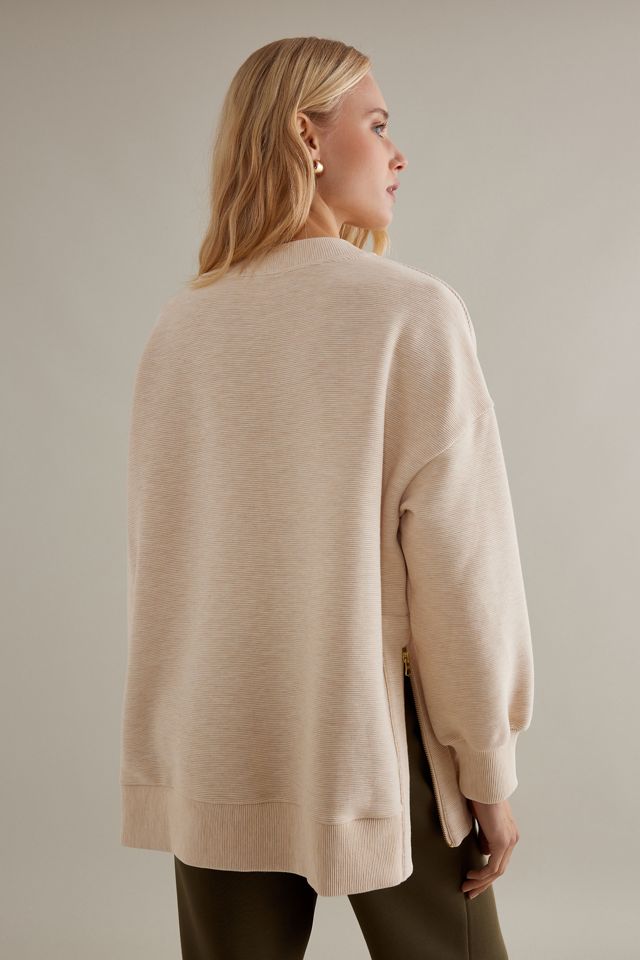 Varley Mae Longline Jersey Sweatshirt #4