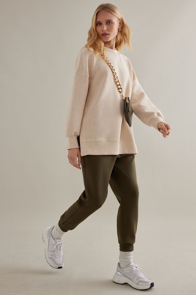 Varley Mae Longline Jersey Sweatshirt #5