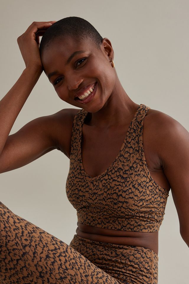 Varley Let's Move Printed Sports Bra #1
