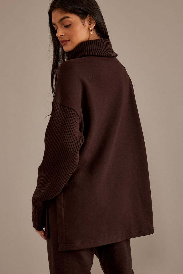 Varley Owens Half-Zip Rib Knit Sweatshirt #2