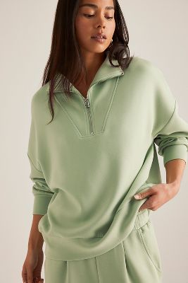 Hawley Half-Zip Sweatshirt en taille: XS chez Anthropologie - Varley - Modalova