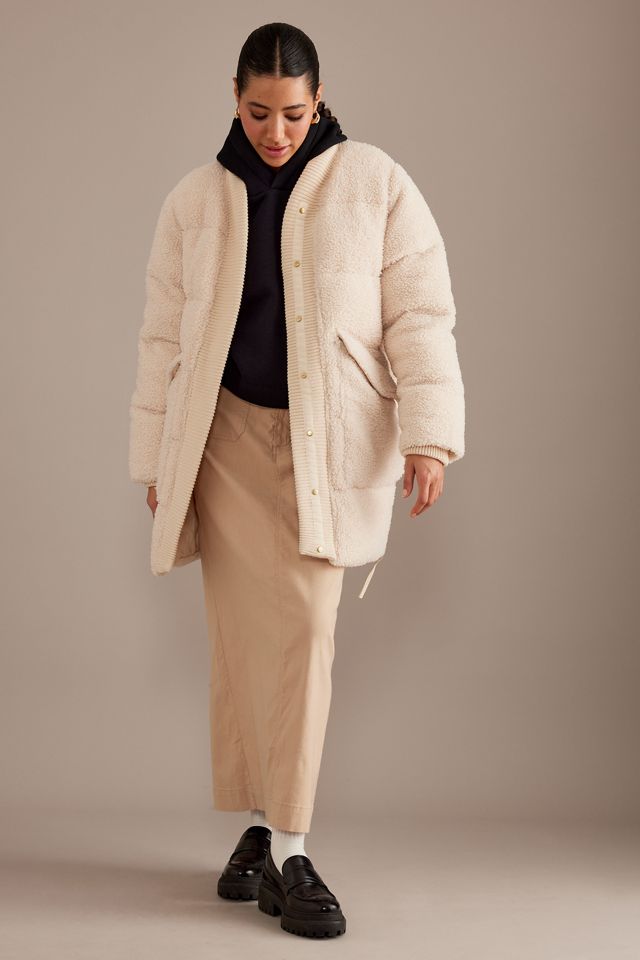 Varley Wynn Sherpa Puffer Coat #3