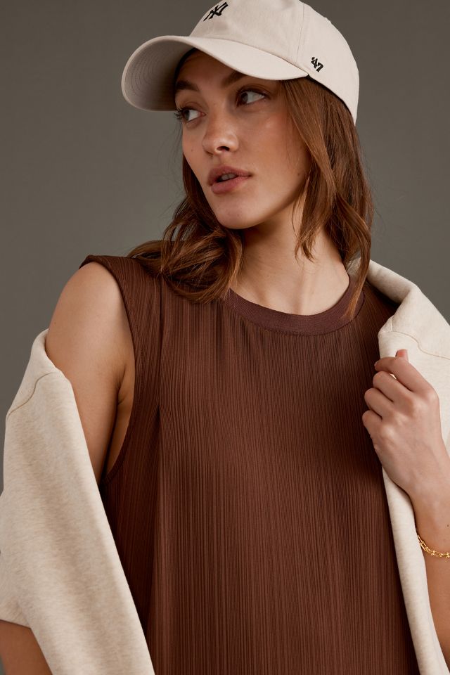 Robe mi-longue sans manches en jersey Varley Kayla #3