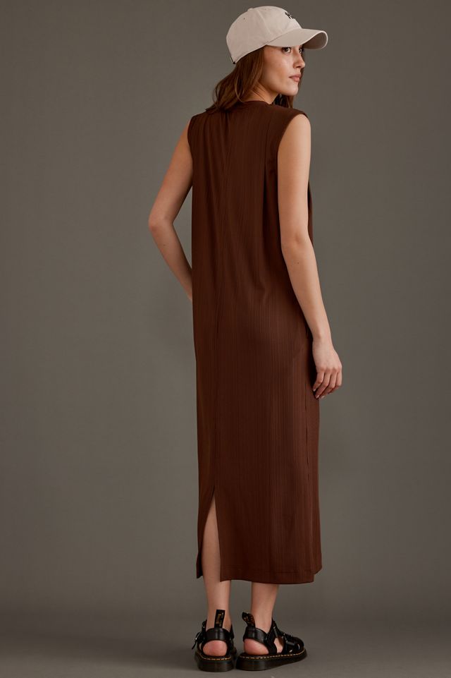 Robe mi-longue sans manches en jersey Varley Kayla #4